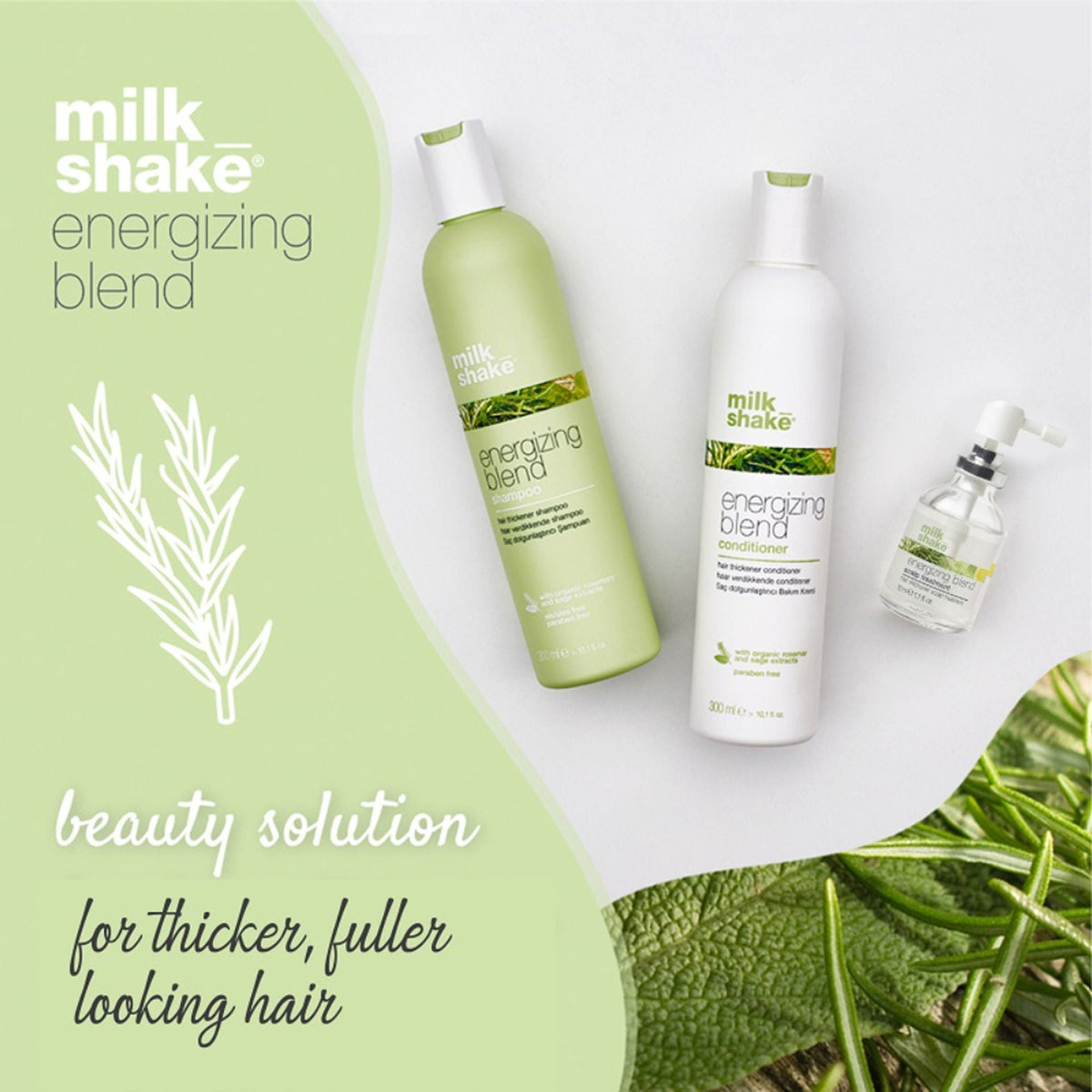 Milkshake Energizing Blend Concentrated Treatment For Hair Loss & Fragile Hair - No-Rinse Serum