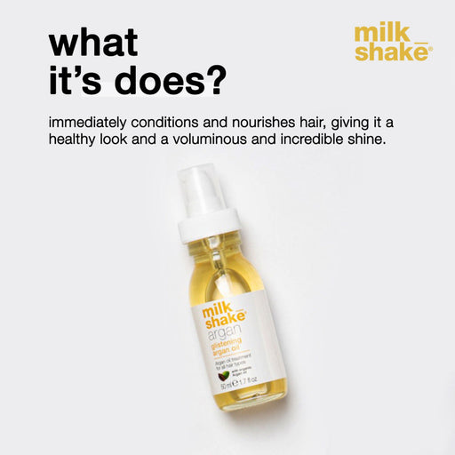 Milkshake Argan Oil For Instant Shiny & Frizz-Free Hair With Nourishment