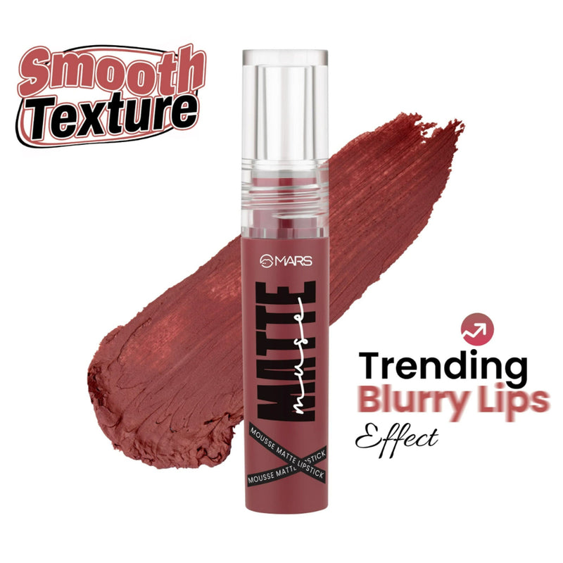 MARS Cosmetics Mousse Matte Lipstick - Leading Lady