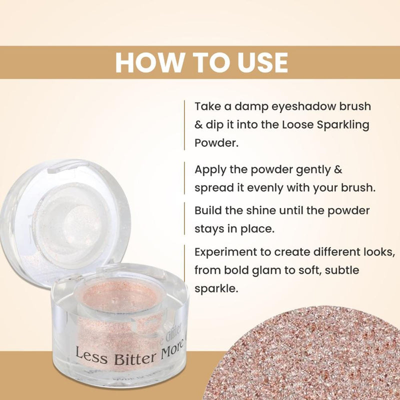 London Prime Makeup Glitter - Peach Gold