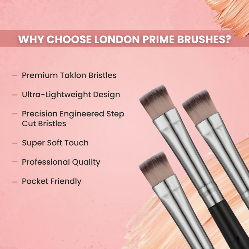 London Prime HD Flat Eyeshadow Brush - LP328 ( Formerly London Pride Cosmetics )