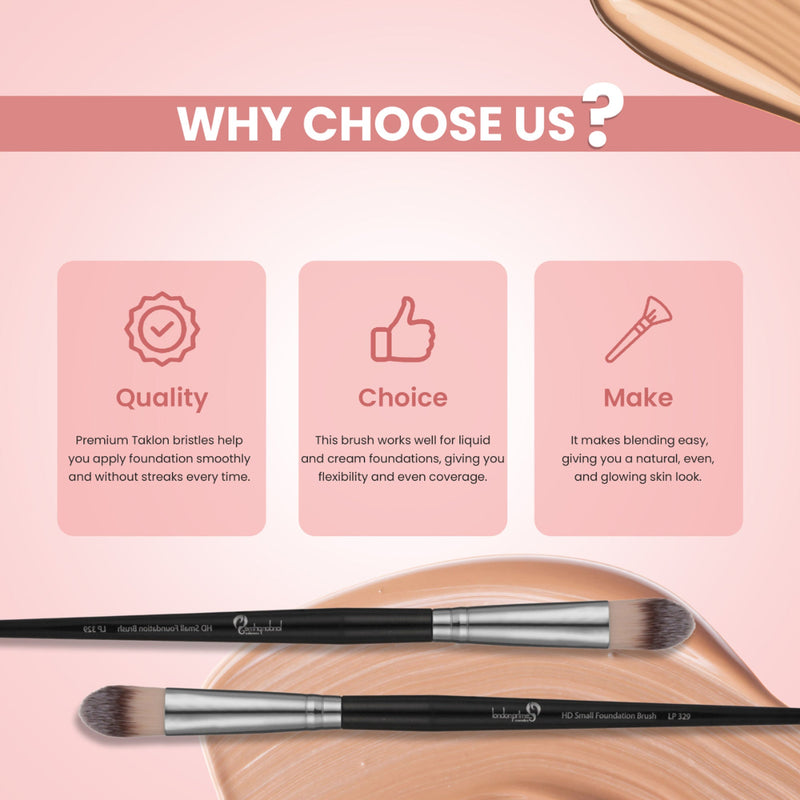London Prime HD Small Foundation BrushLP329 ( Formerly London Pride Cosmetics )