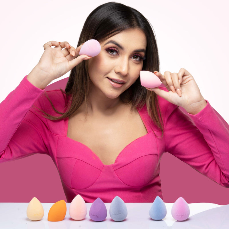 London Prime Microfiber Velvet Sponge - Cameo Pink ( Formerly London Pride Cosmetics )