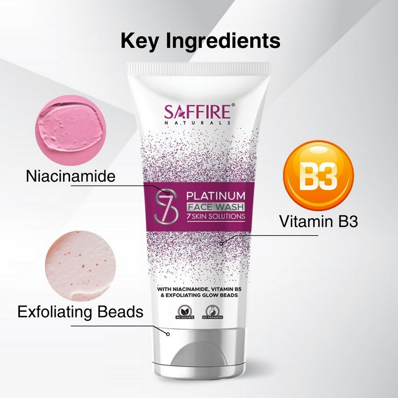 Saffire Naturals S7 Platinum Face Wash