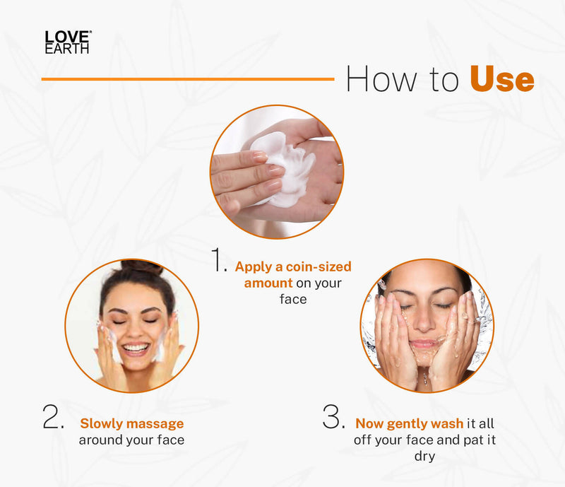 Love Earth Vitamin – C Face Wash