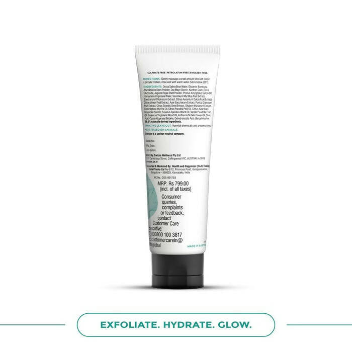Swisse Skincare Bamboo Skin Refining Exfoliator With Witch Hazel & Rice Bran Water