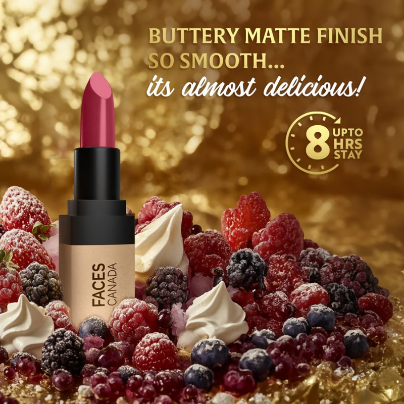 Faces Canada Comfy Matte Velvet Touch Lipstick - Acai Parfait 12