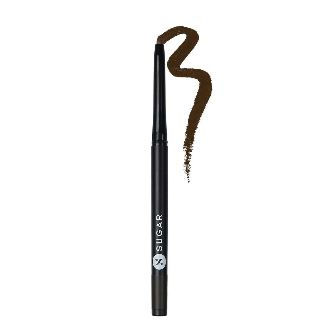 Sugar Cosmetics Kohl of Honour Intense Kajal Upto 12 hrs, Long Lasting, Smudge Proof & Waterproof Kajal - 02 Brown Bag