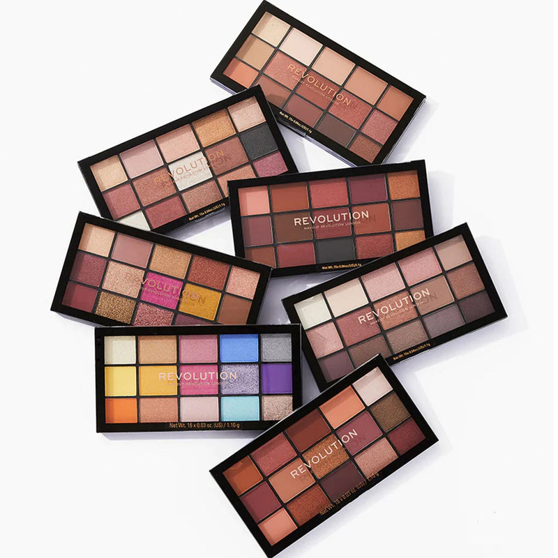 Makeup Revolution Reloaded Eyeshadow Palette-15 Smooth & Rich Shade-High Pay Off Formula - Marvellous Mattes