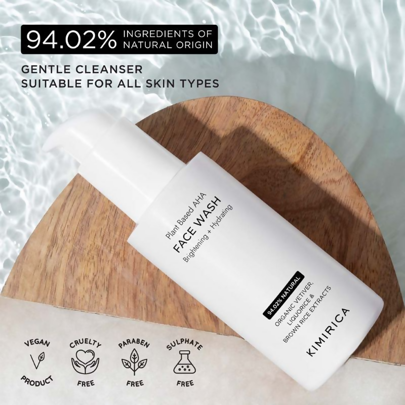 Kimirica Brightening + Hydrating Face Wash
