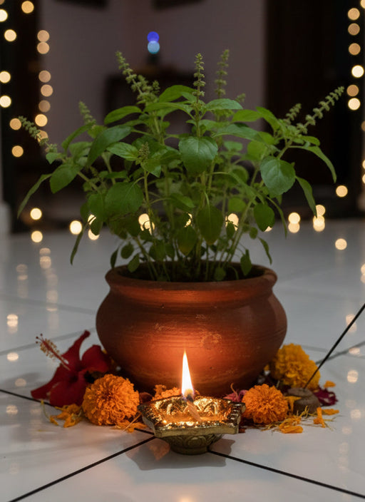 Wood estate Crafted From Metal Designer Diya