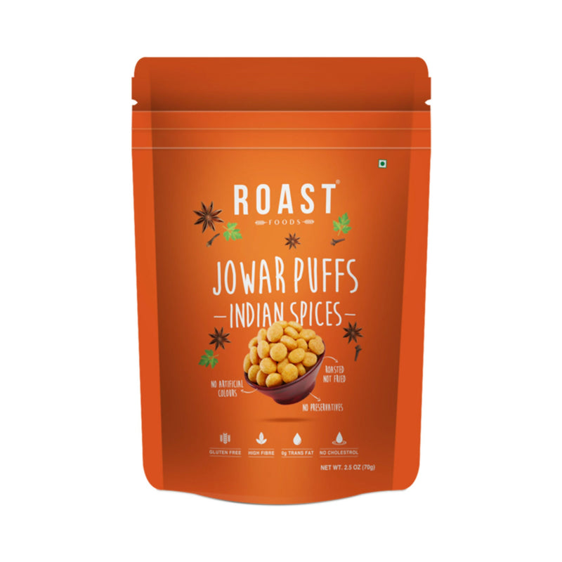 Roast Foods Jowar Puff Indian Spices