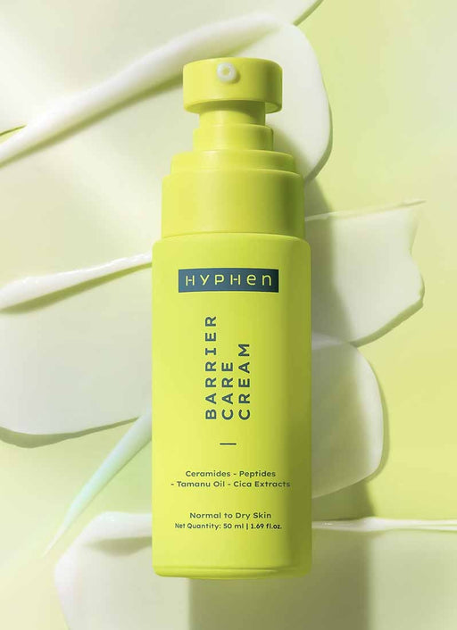 Hyphen By Kriti Sanon Barrier Care Cream For Dry Skin With Ceramide, Tamanu Oil, CICA Extracts, Instant Skin Hydration
