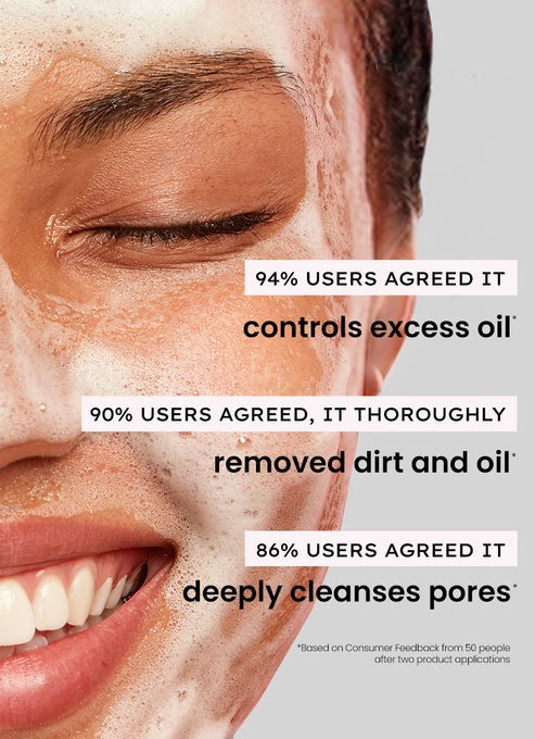 Hyphen By Kriti Sanon Oil Control Daily Cleanser, 2% AHA + BHA Salicylic Acid Face Wash, Deep Cleanses & Removes Dirt, For Men & Women