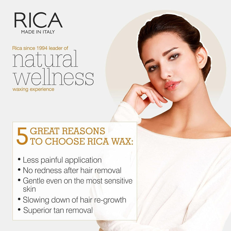 Rica Brazilian Wax with Avocado Butter, Natural & Stripless Wax
