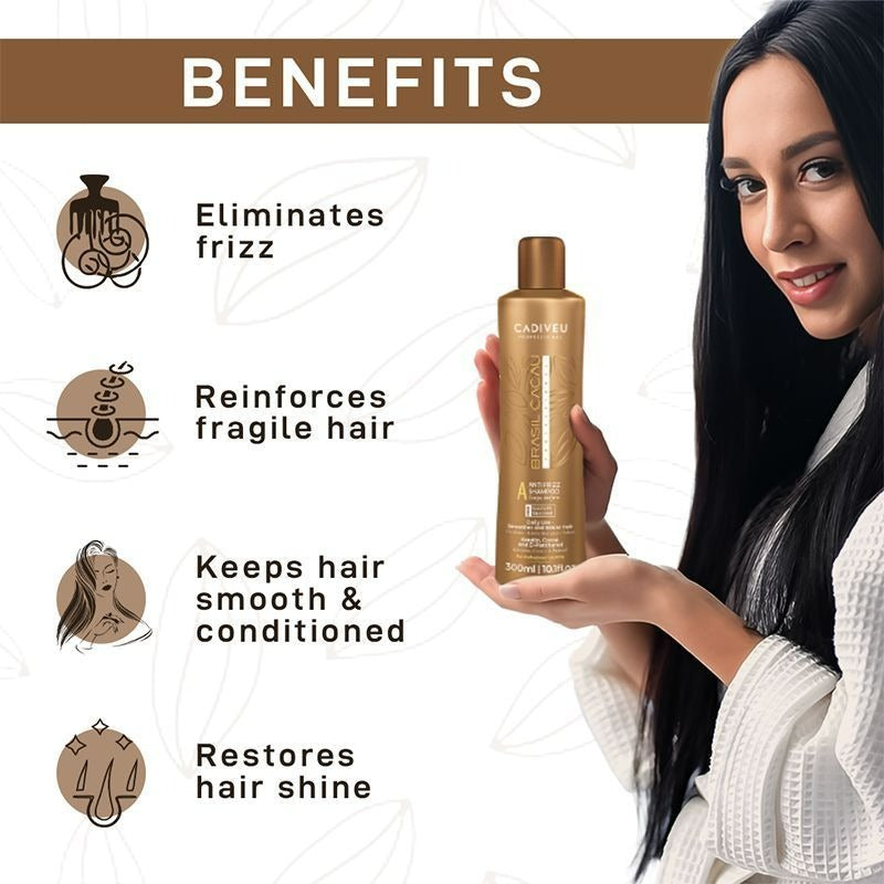 Cadiveu Brasil Cacau Anti Frizz Shampoo-Sulfate Free