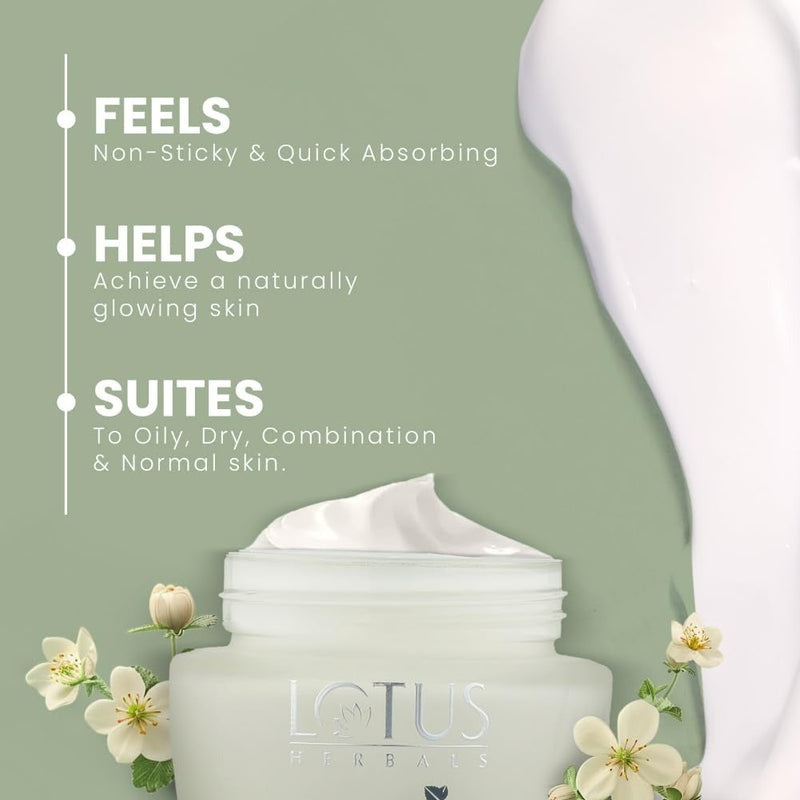 Lotus Herbals Whiteglow Skin Brightening Gel Creme SPF 25 PA+++