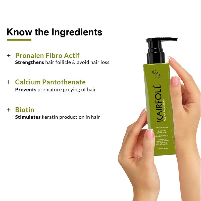 Fixderma Kairfoll Anti Hair Loss Shampoo