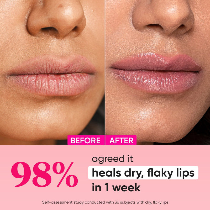 Dot & Key Barrier Repair Ceramide & Peptide SPF 50 Lip Balm - Plush Pink, UVA+UVB