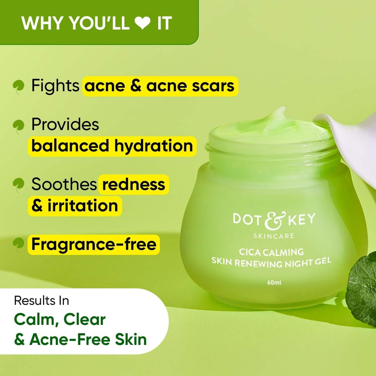 Dot & Key CICA Niacinamide Night Gel