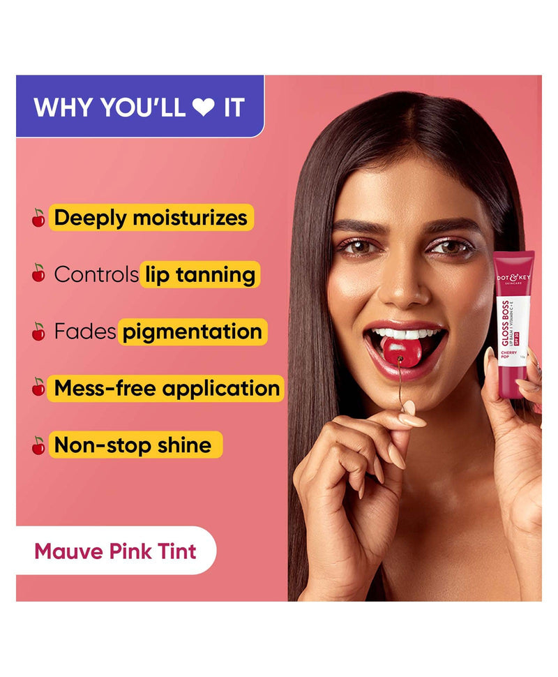 Dot & Key Gloss Boss Cherry Lip Balm