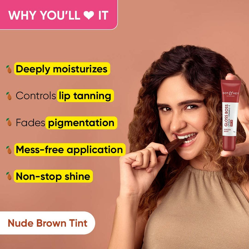 Dot & Key Gloss Boss Cocoa Mint Lip Balm