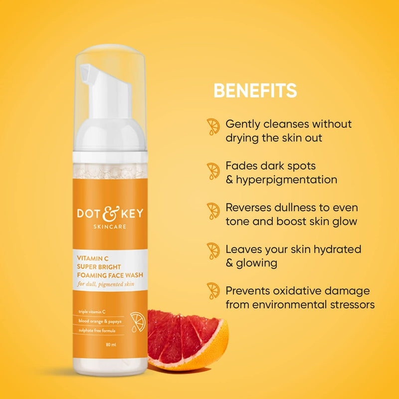 Dot & Key Vitamin C Super Bright Foaming Face Wash