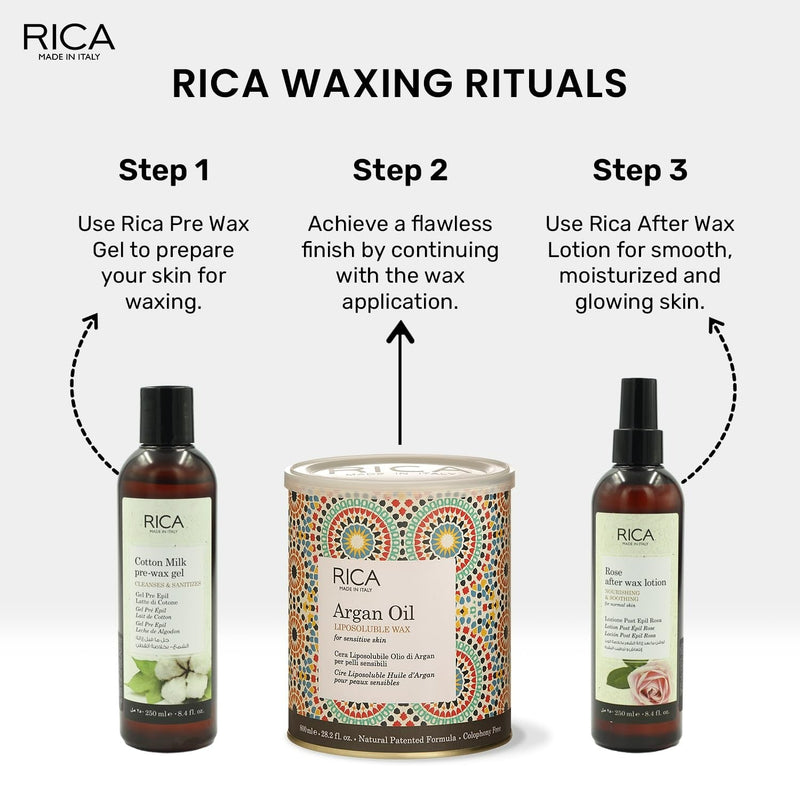 Rica Argan Oil Liposoluable Wax for Sensitive Skin