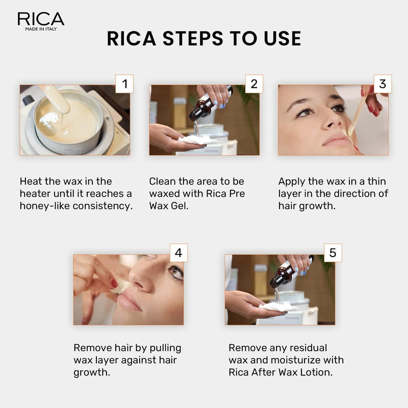 Rica Brazilian Wax with Avocado Butter, Natural & Stripless Wax