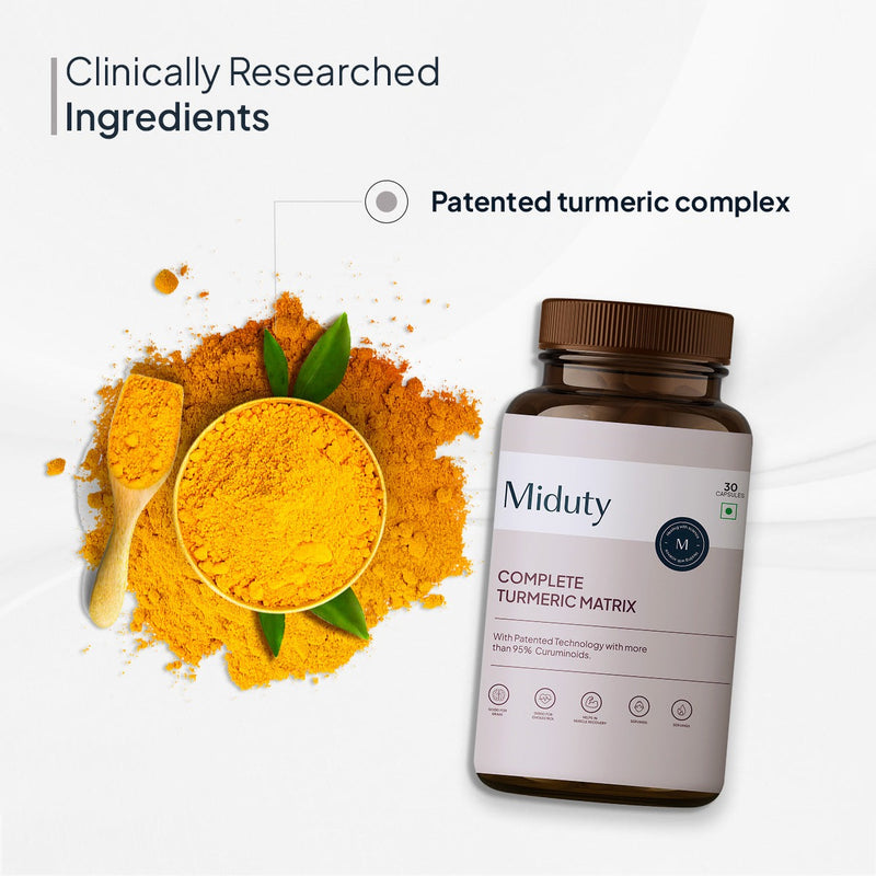 Miduty by Palak Notes Complete Turmeric Matrix Capsules
