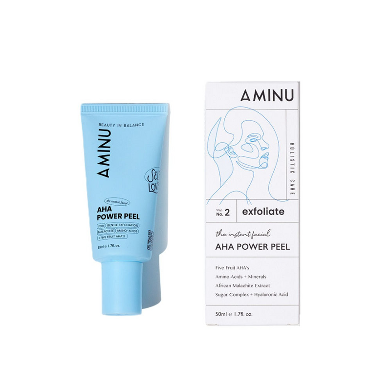 AHA Power Peel – Instantly Brightens Dull, Congested, Tanned Skin – 5 Min, At-Home Facial