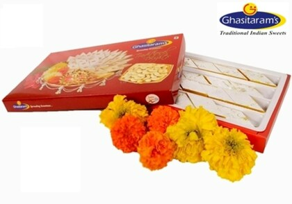 Ghasitaram Pure Kesari Kaju Katli Sweets