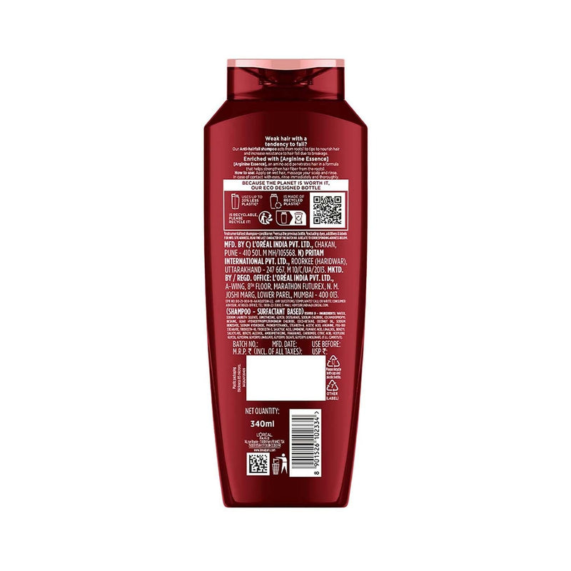 L'Oreal Paris Fall Resist 3X Anti-Hairfall Shampoo