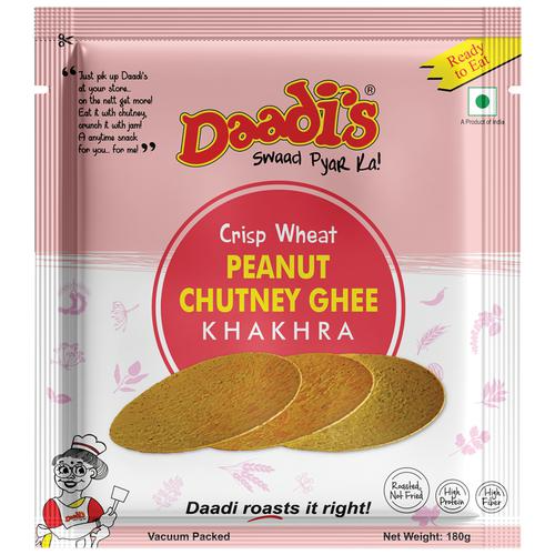 Daadi's Peanut Chutney Ghee Khakhra