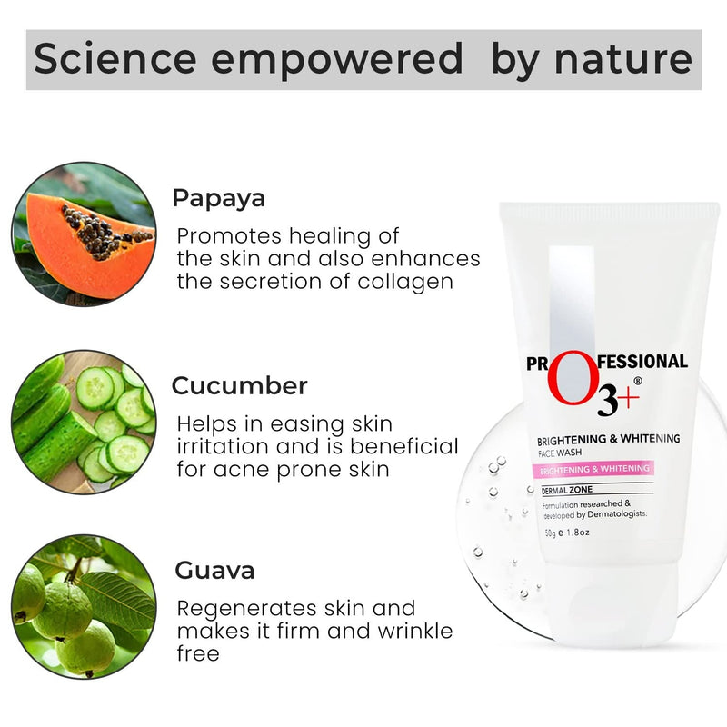 Professional O3+ Brightening & Whitening Face Wash