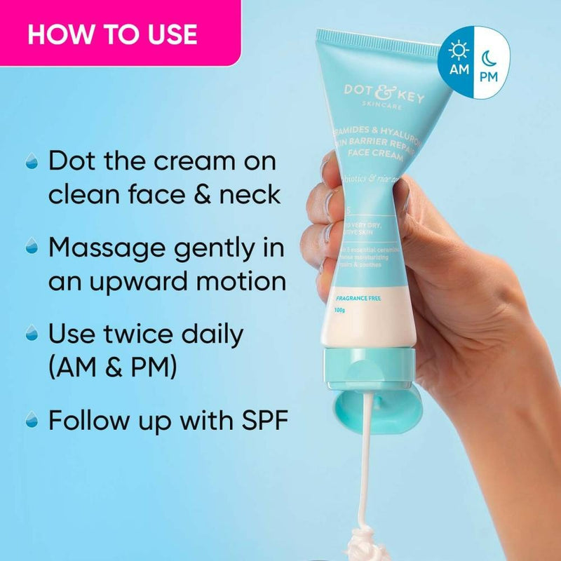 Dot & Key Ceramides & Hyaluronic Skin Barrier Repair + Face Cream