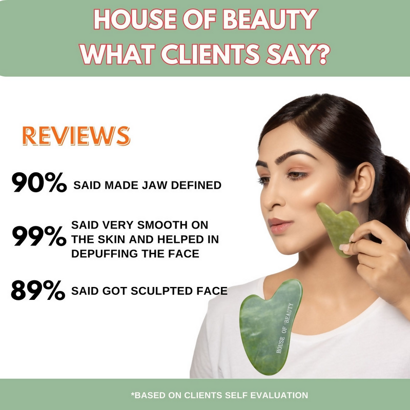 House of Beauty Jade Guasha Kit