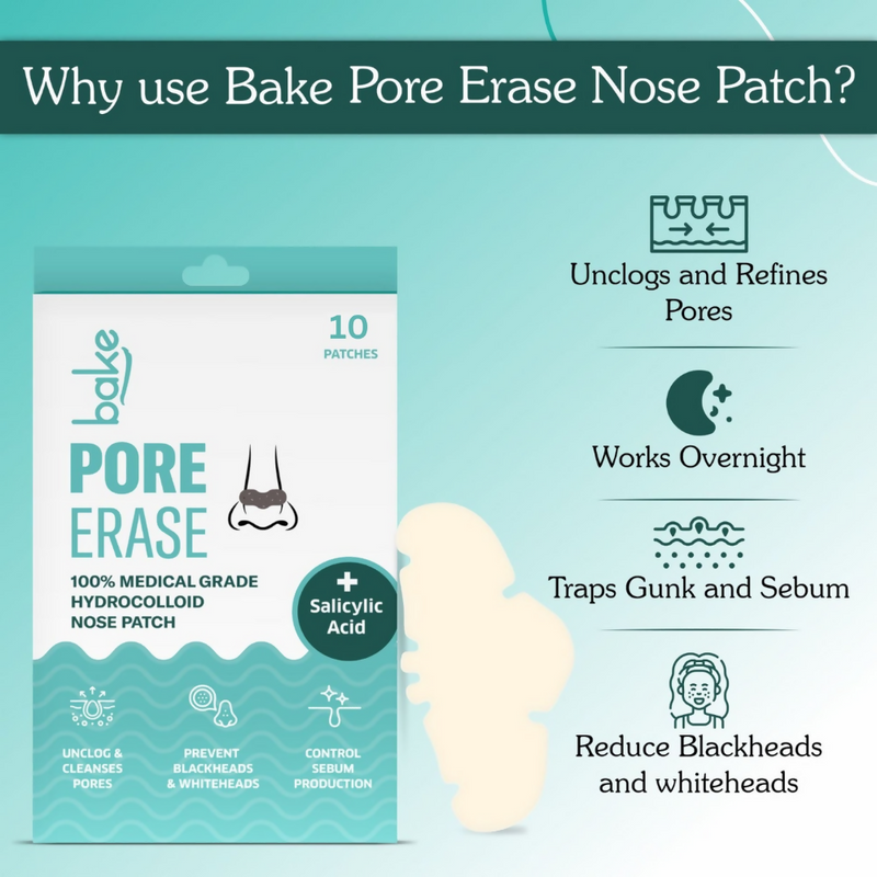Bake 2% Salicylic Acid Pore Erase Nose Strips