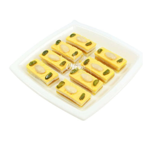 Olive Mithai Mango Badam Burfi