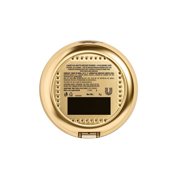 Lakme 9 To 5 Hya Matte Pressed Powder - Ivory