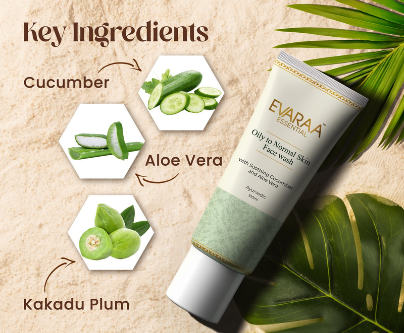 Evaraa Essential Oliy To Normal Skin Face Wash