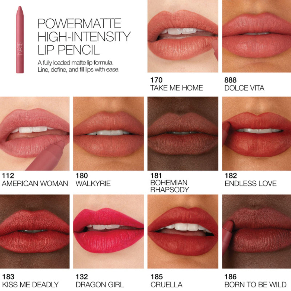 NARS Powermatte High Intensity Lip Pencil - Born To Be Wild