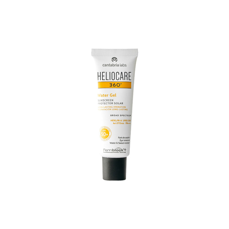 Heliocare Water Gel Hydrating Sunscreen SPF 50+ Pa++++, Water & Sweat Resistant, For Dry & Dull Skin