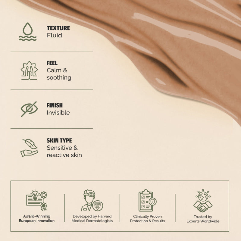 Heliocare Mineral Tolerance Fluid Sunscreen SPF 50 Pa++++ 100% Mineral, Vit C & E Sensitive Skin