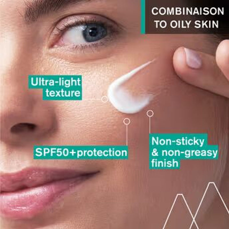 Uriage Hyseac Mattifying Fluid SPF50+ Light & Matt Texture Combination Oily Skin Dermat Recommended