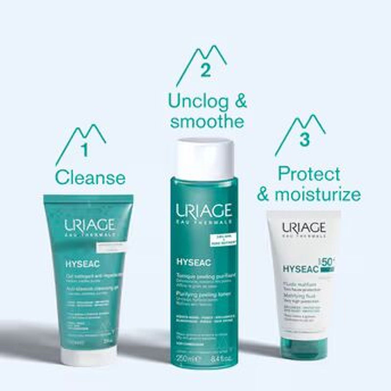 Uriage Hyseac Mattifying Fluid SPF50+ Light & Matt Texture Combination Oily Skin Dermat Recommended