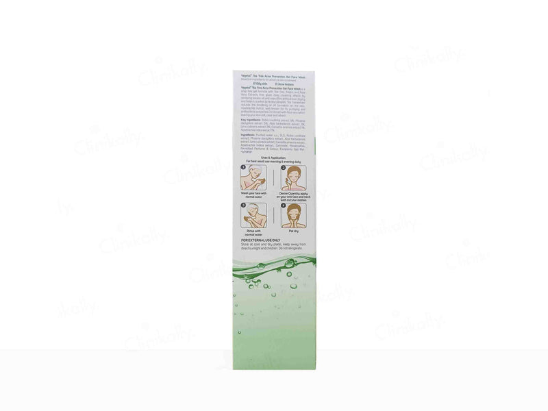 Vegetal Tea Tree Acne Prevention Gel Face Wash