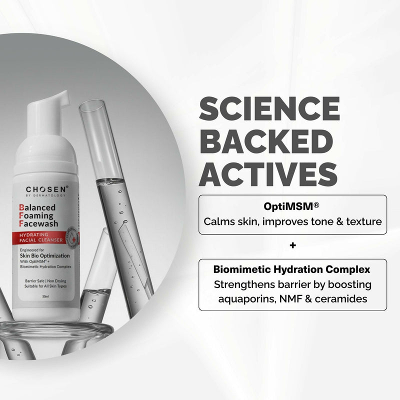 Chosen Balanced Foaming Facewash Daily Face Cleanser With Optimsm