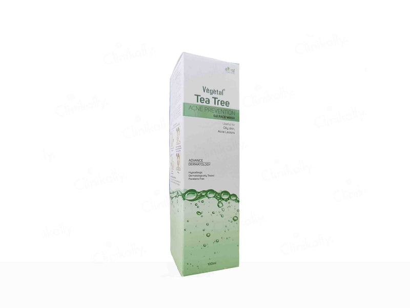 Vegetal Tea Tree Acne Prevention Gel Face Wash