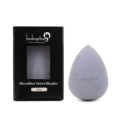 London Prime Microfiber Velvet Sponge - Grey ( Formerly London Pride Cosmetics )
